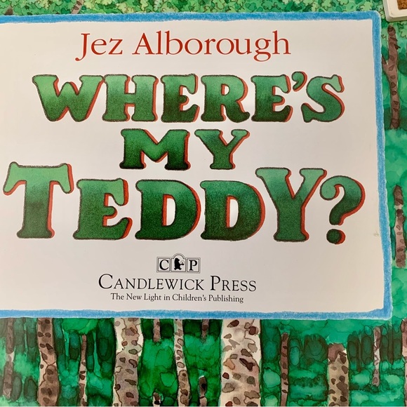 Poster Print “Where’s My Teddy?” By He’s Alborough  17/27 Inches - Picture 4 of 6
